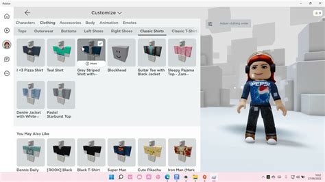 roblox avatar customizer.